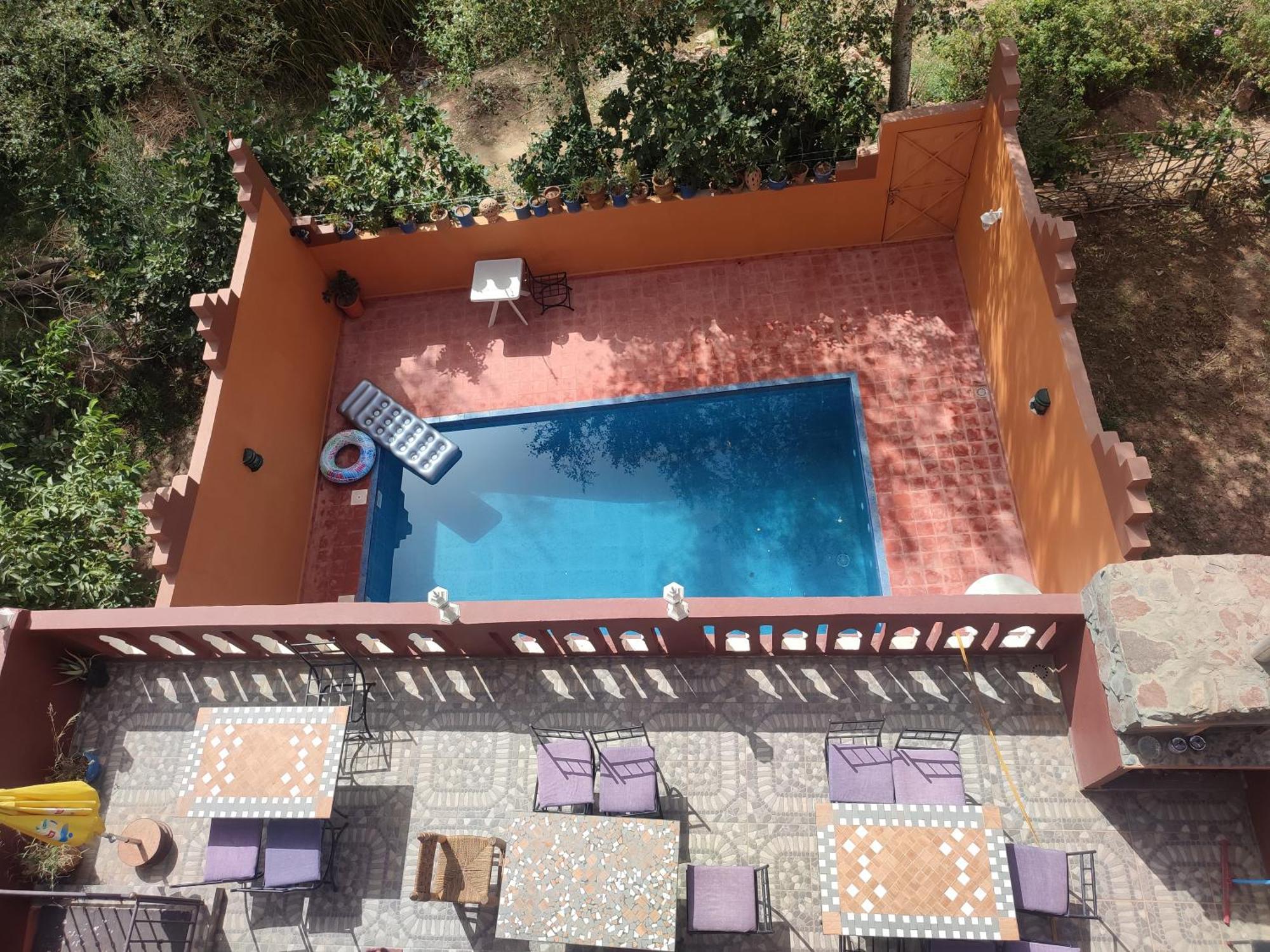 Auberge De La Riviere Du Dades Boumalne Exteriör bild